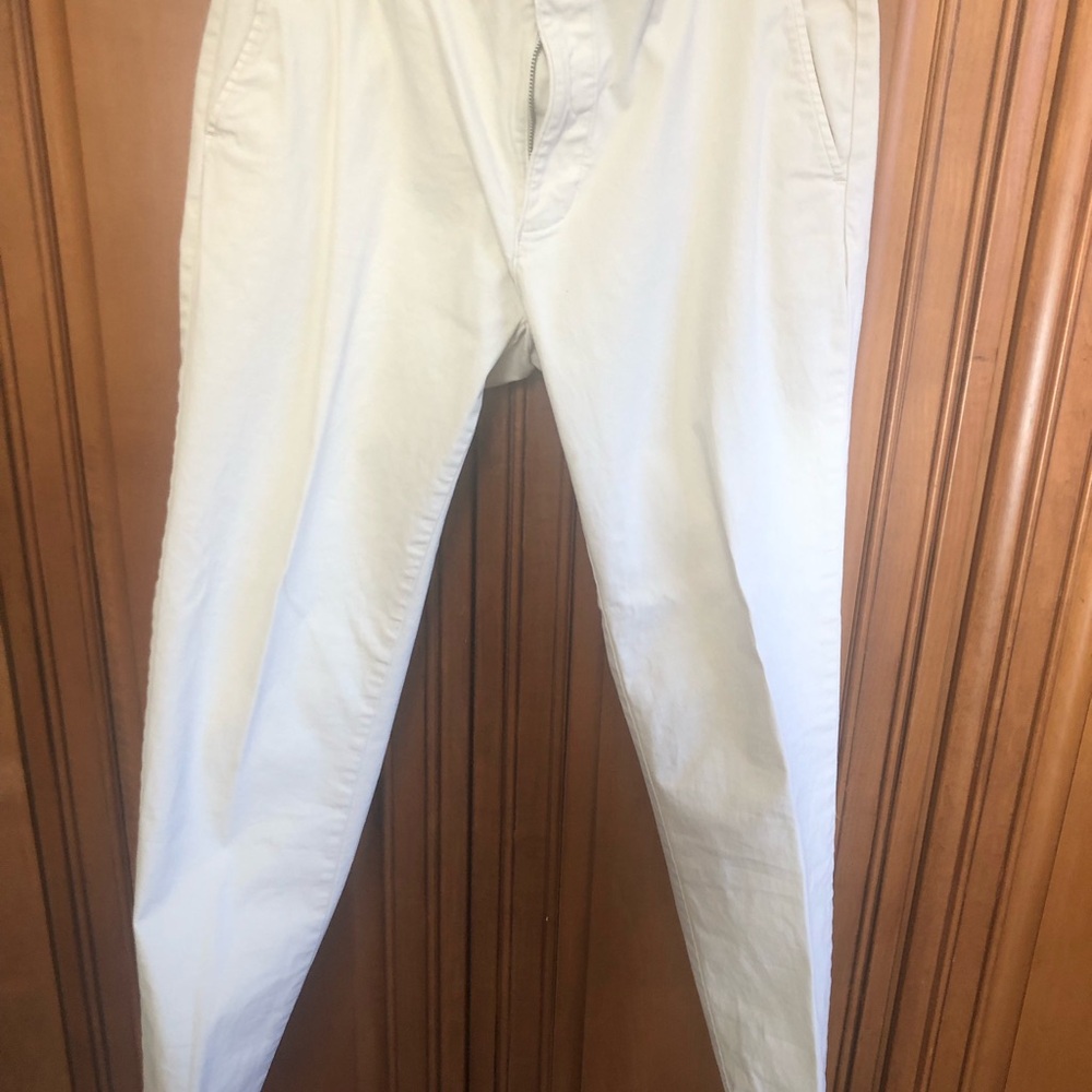 Men Zara pants Ivory color good used condition. Size  34 made in Pakistan - Picture 2 of 3
